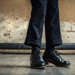 Person tap dancing on hardwood floor
