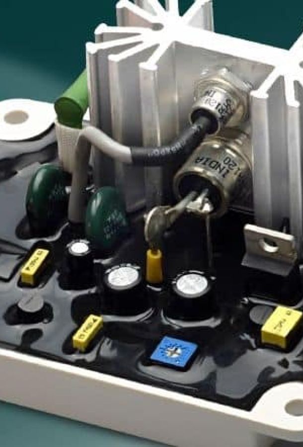 Electrical box filled with hot melt potting compound to protect electrical components